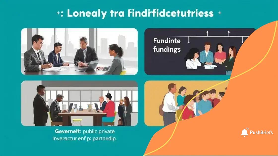 Funding sources for infrastructure projects