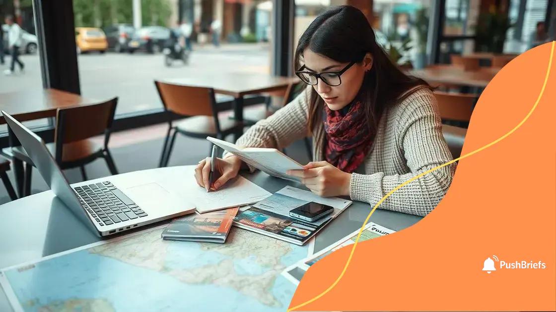 Planning a cost-effective itinerary