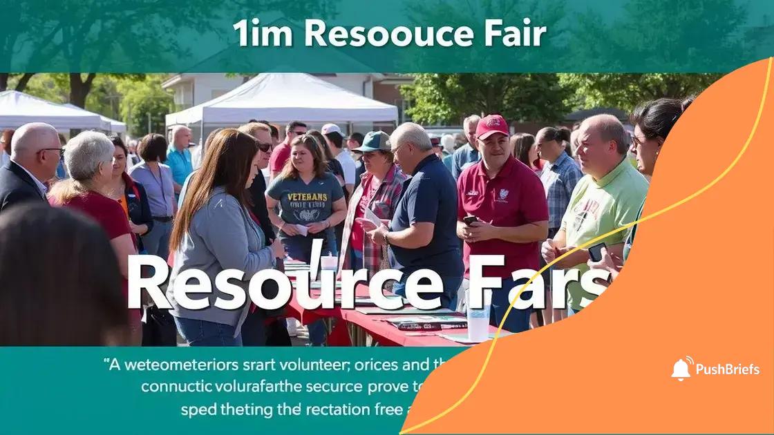 Community involvement in improving veteran services