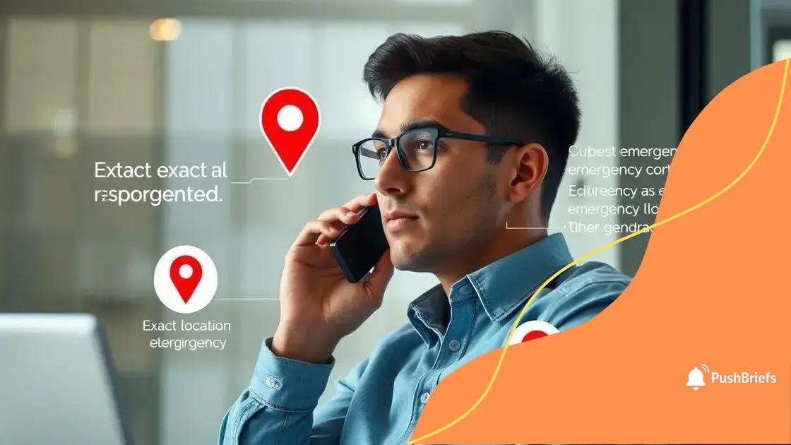 How to contact emergency services effectively