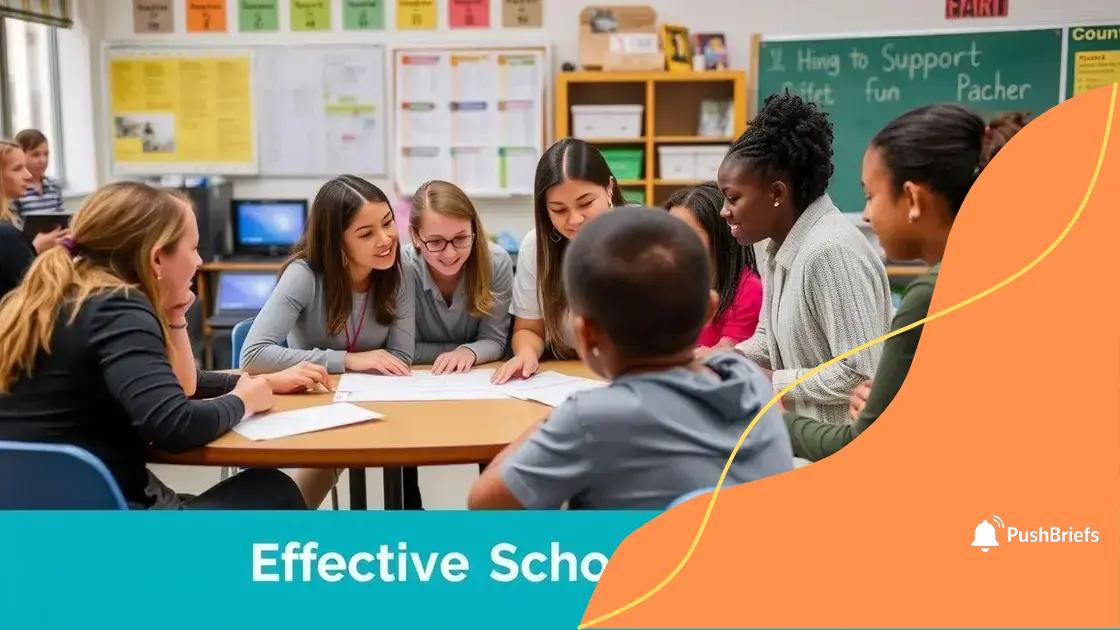 Effective strategies for implementing schoolsupport