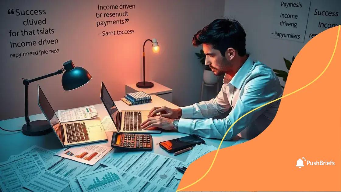 Benefits of income-driven repayment plans