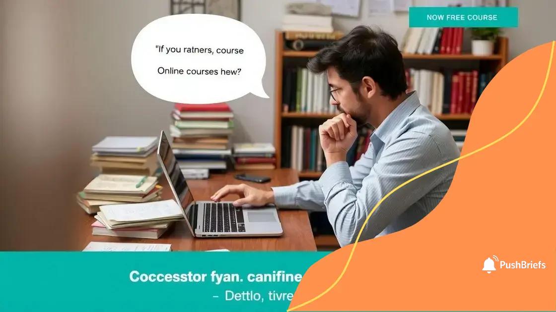 How to choose the right online course